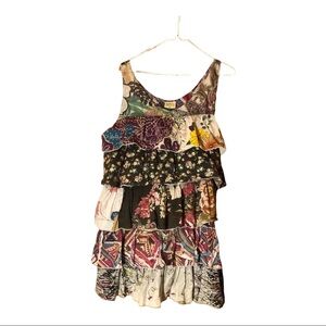Shop Therapy Boho Mixed Pattern Dress